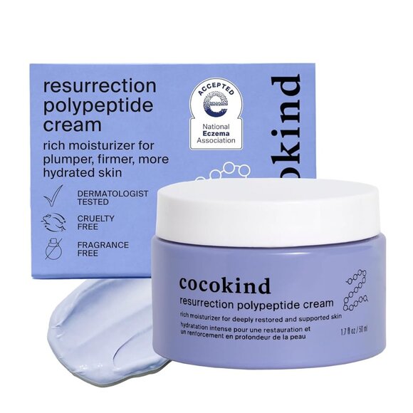 Resurrection Polypeptide Cream, Hydrating Face Moisturizer with Peptides and Squ - Picture 1 of 7